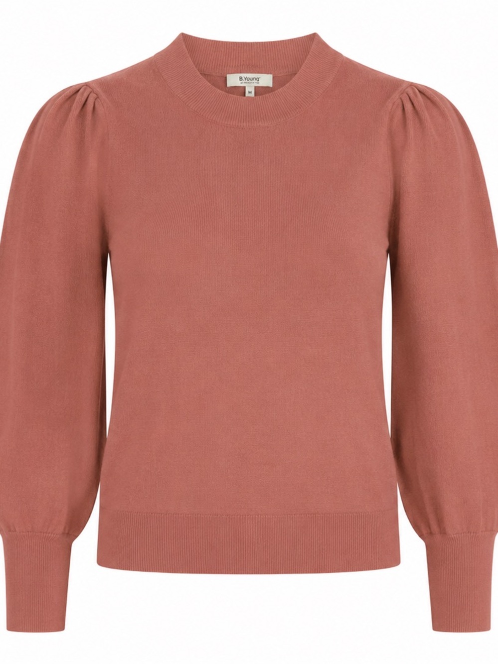 B.Young Balloon Sleeve Sweater Rose Pink